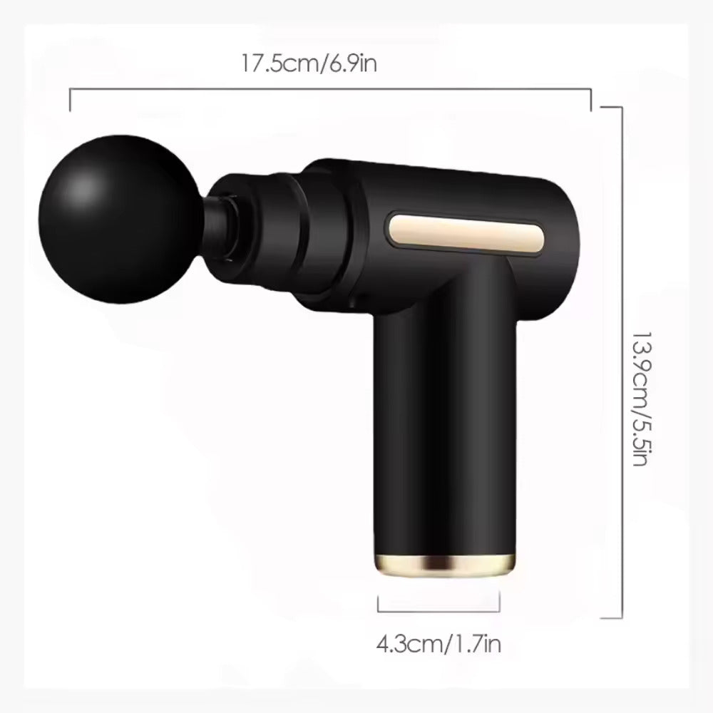 Mini pistola de masaje USB para relajación muscular